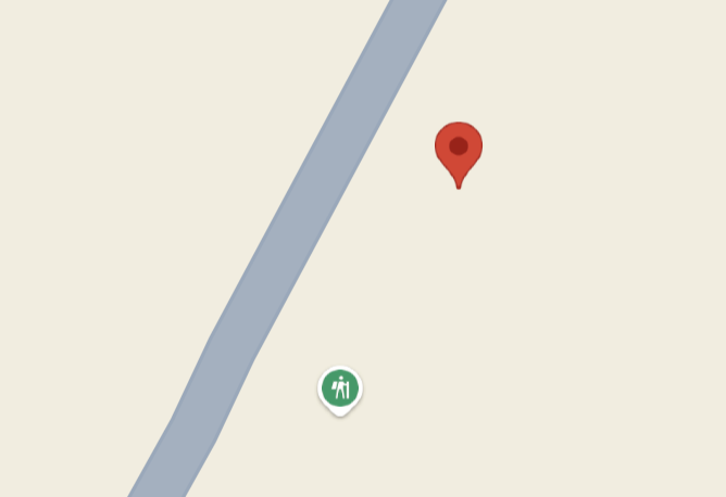 Parking position on a map